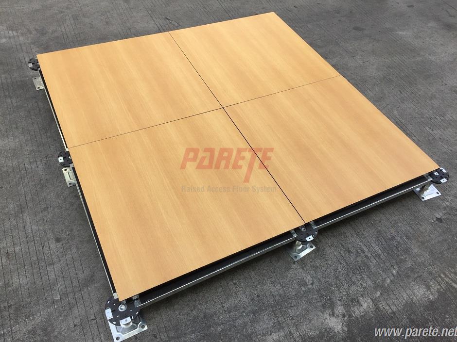 wood texture HPL access floor
